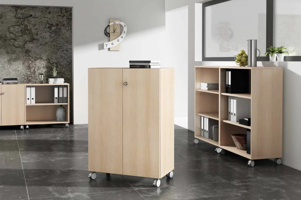 Armoire à Outils Rouge Sur Roulettes Avec Frigo Intégré Et 3 Tiroirs - Neuve