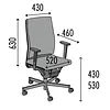 BNO Miami siège de bureau ergonomique
