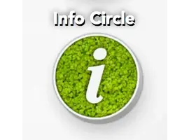 Pictogramme en mousse - Info circle