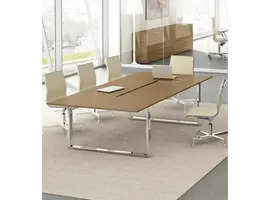 Loopy table de réunion en placage