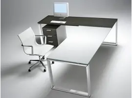 Loopy bureau de gestion en verre