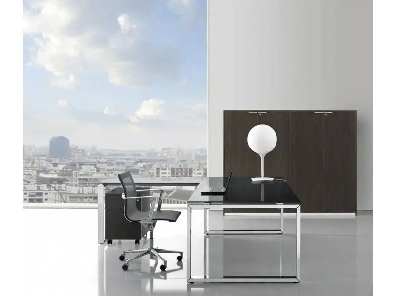 Loopy bureau de gestion en verre