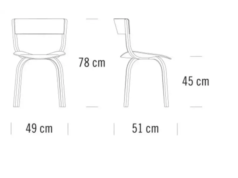 404 houten stoel