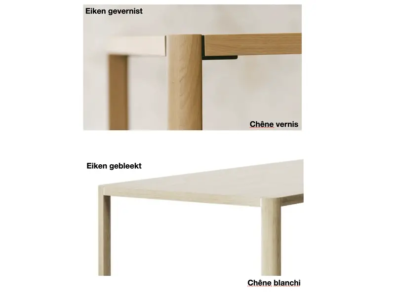 Serie 1140 eiken fineer tafel