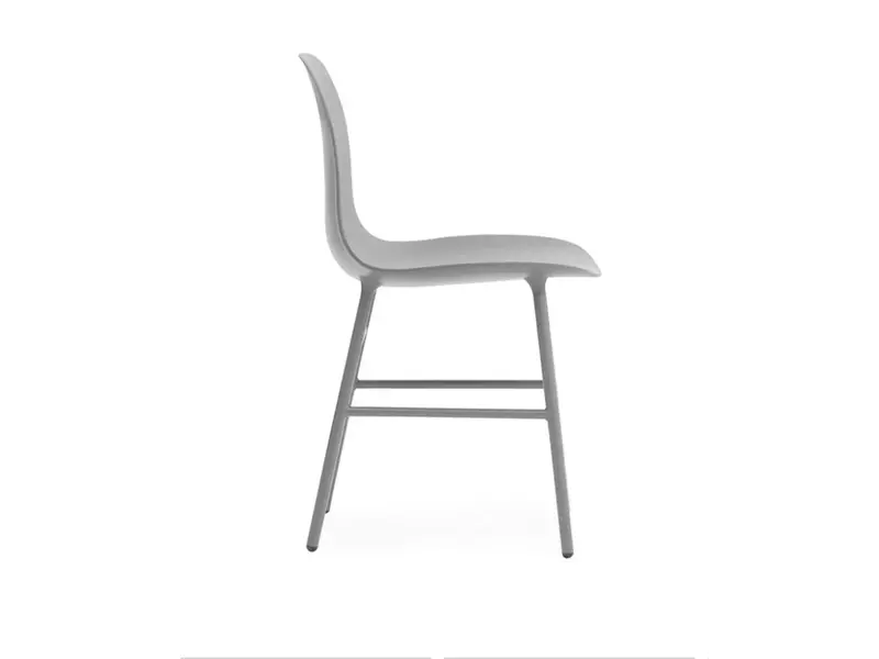 Form chaise acier