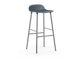 Form barstool chromé