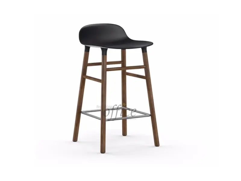 Form barstool walnoot