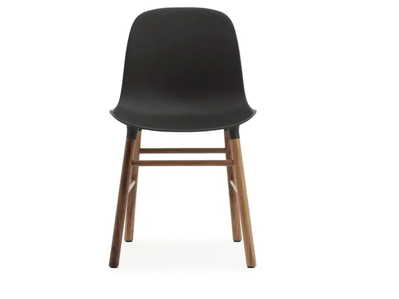 Form chair stoel walnoot