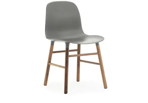 Form chair stoel walnoot