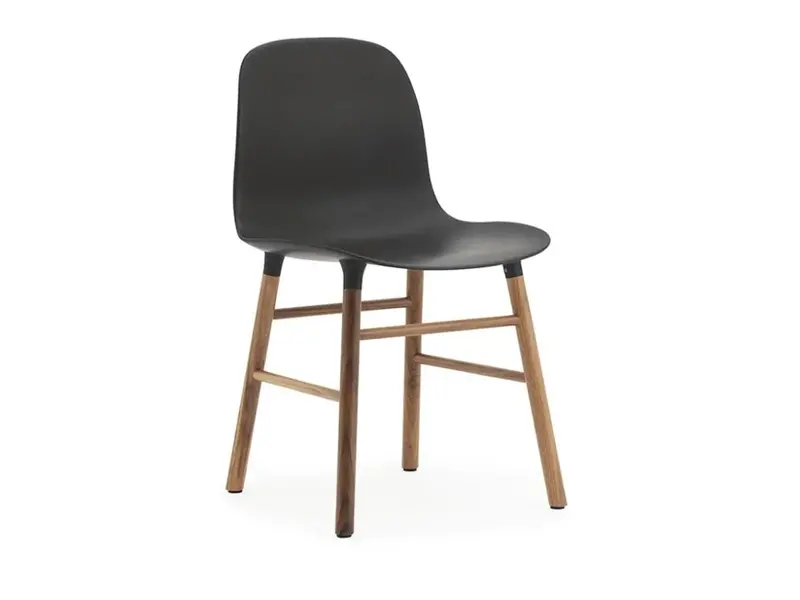 Form chair stoel walnoot