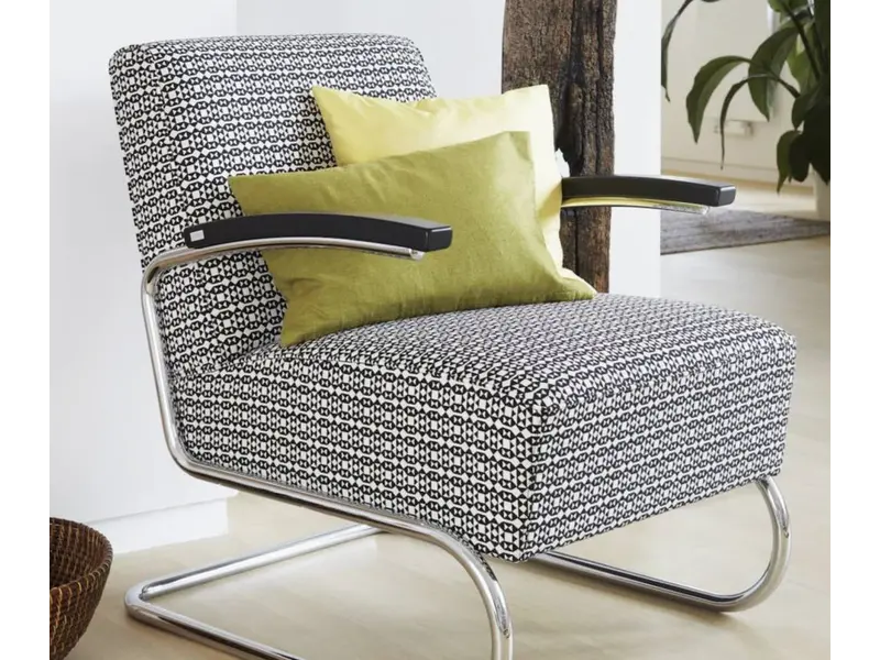 S411 fauteuil en tissu Maharam