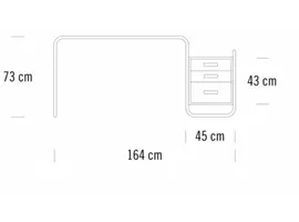 S285 1 bureau en acier tubulaire