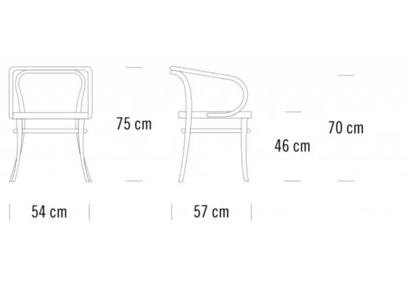 210R chaise en osier