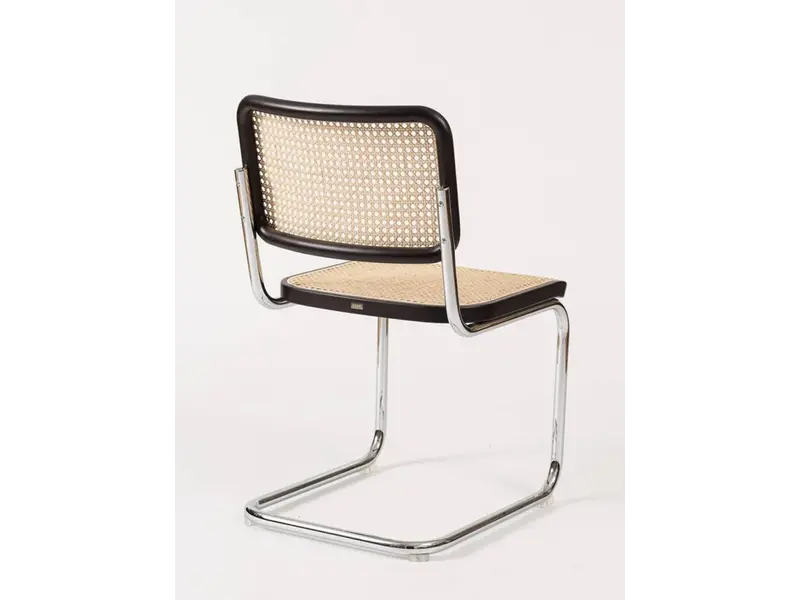 S32 V chaise cannée, sans accoudoirs