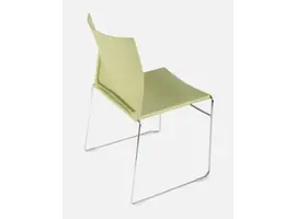 Scoop chaise empilable