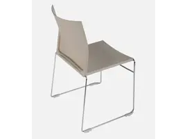 Scoop chaise empilable