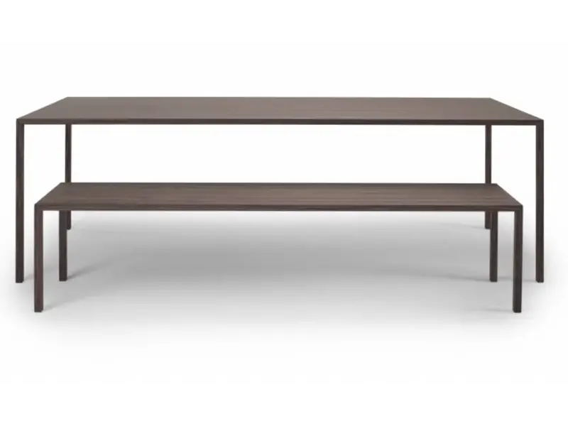 Slim+ table en chêne