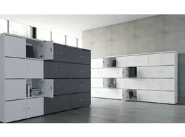 Melamine lockers 162H cm