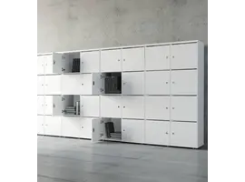 Melamine lockers 162H cm