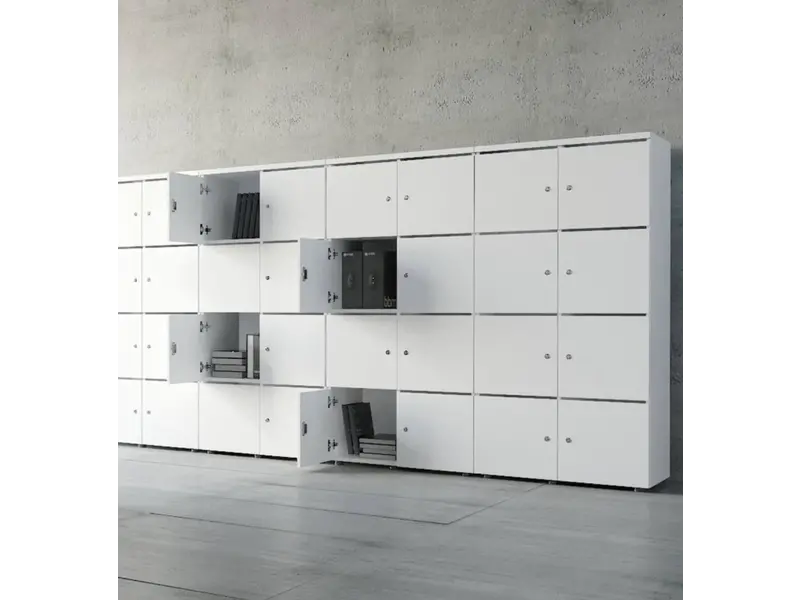 Melamine lockers 162H cm