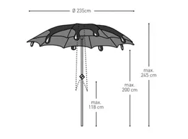 CHOCK-O-LAT parasol