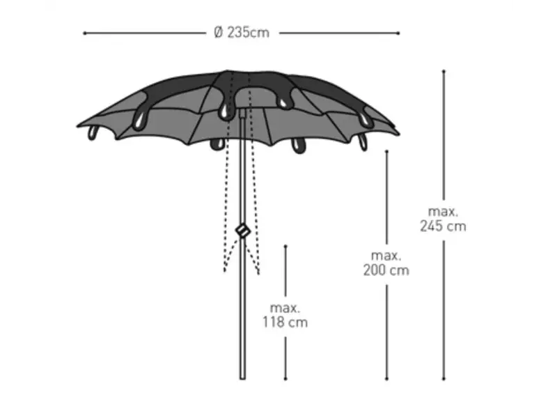 CHOCK-O-LAT parasol