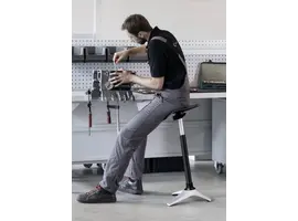 Stand ergonomische kruk met kussen