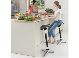 Stand ergonomische kruk met kussen