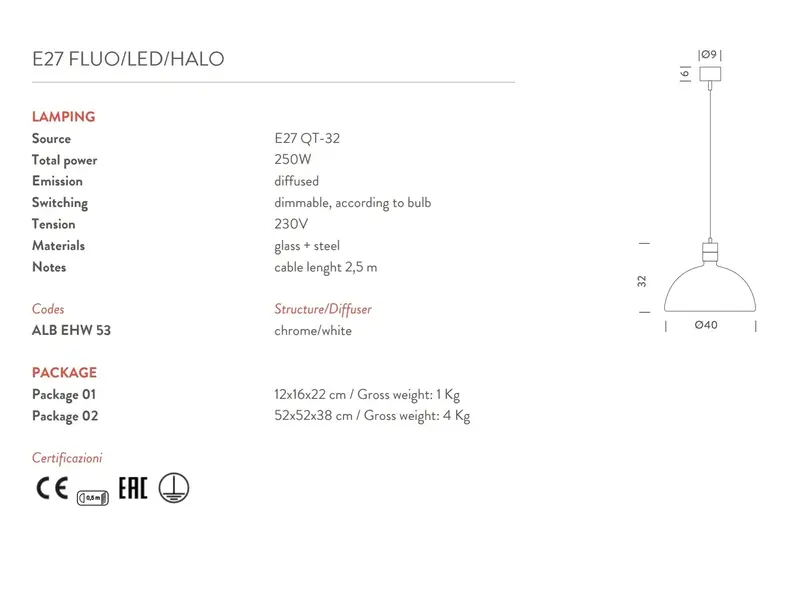 Nemo AM4C/AM4Z hanglamp