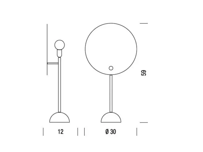 Nemo Kuta lampe de table