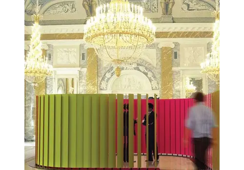 BuzziBlinds Curved Scheidingswand