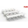 Plank Miura table - Square Plank Miura table - Square