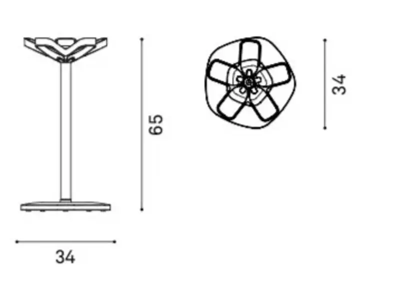 Flower paraplubak