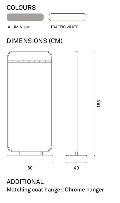 Cascando Focus garderobe kapstok