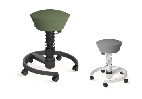 Swopper zitkruk met wielen