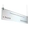 Sign Systems Cristallo infobord - 12h x 70b x 0,6d cm