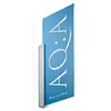 Sign Systems Clear panneau murale- 40h x 15l x 2,4p cm