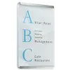 Sign Systems Clear panneau d'information - verre - 2 fixations - 60h x 42l x 2,4p cm