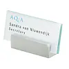 Sign Systems Clear tafelbordje - glas - 6h x 11b x 2,4d cm Sign Systems Clear tafelbordje - glas - 6h x 11b x 2,4d cm