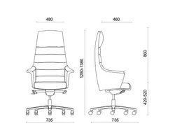 Of Course fauteuil de direction - cuir