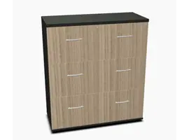 Basic Armoire à rangement suspendu - 6 tiroirs