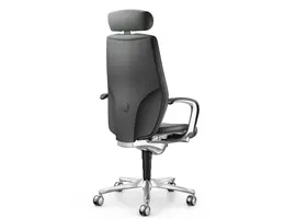 Giroflex 64 Fauteuil de direction en cuir