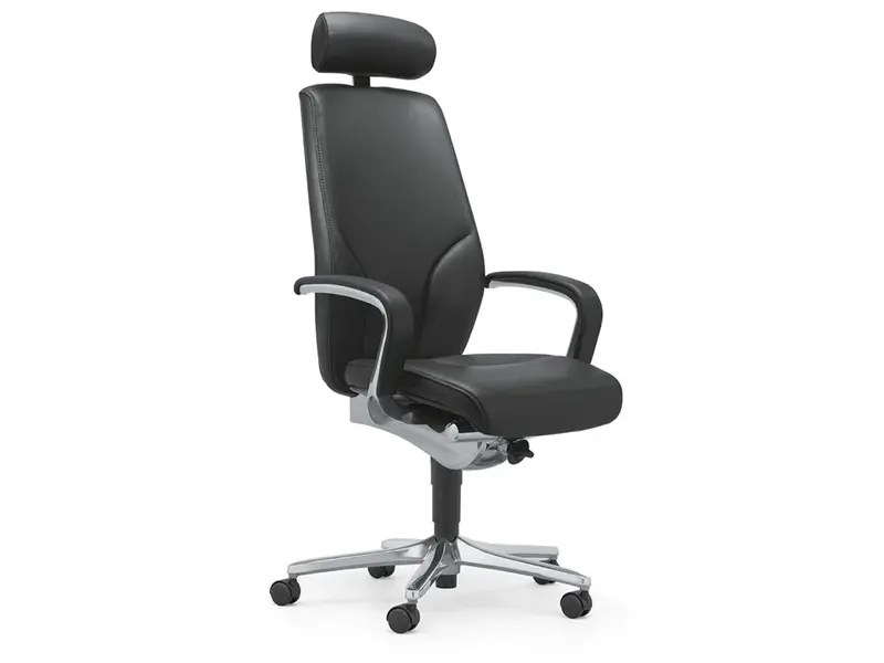 Giroflex 64 Fauteuil de direction en cuir