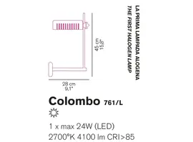 Colombo 761 wandlamp