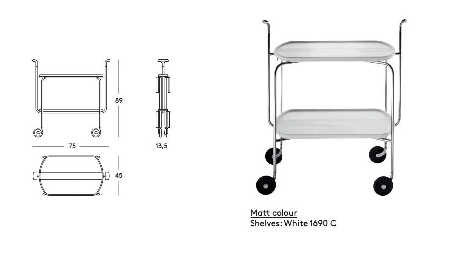 Magis Transit Trolley pliant