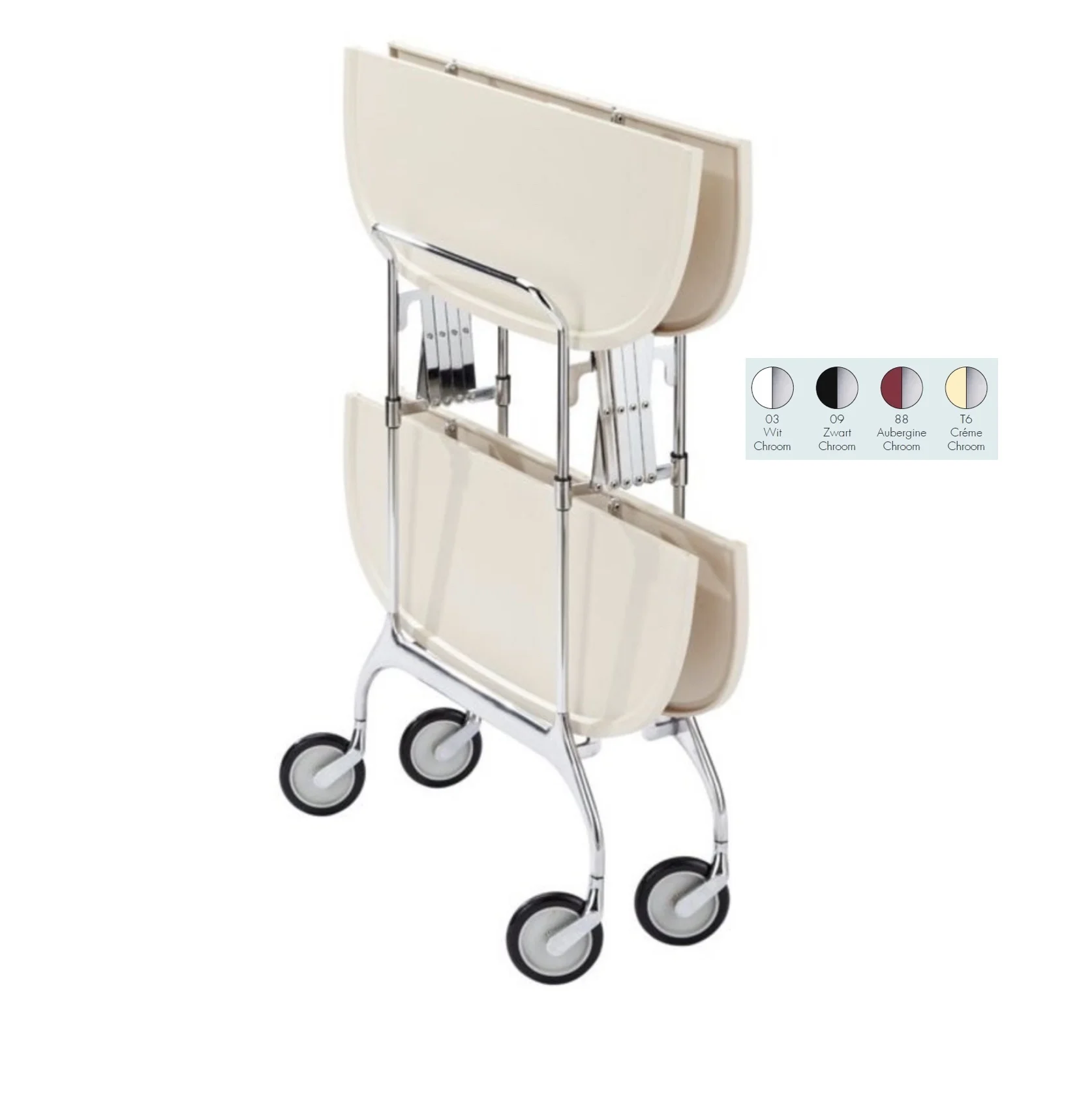 Kartell  Gastone opvouwbare trolley