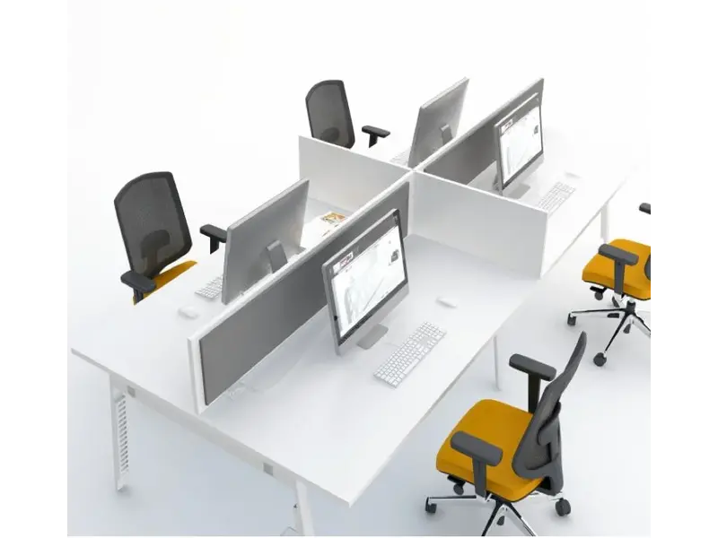 Ogi M ergonomic bureaux îlots 2-4-6 places
