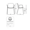 Magis Chaise Troy avec accoudoirs Magis Chaise Troy avec accoudoirs