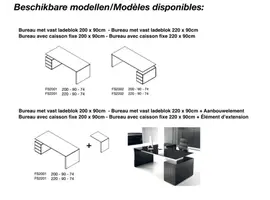 Modi bureaumet ladeblok