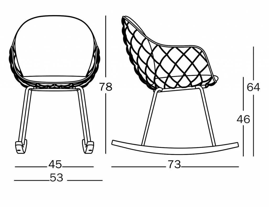 Magis Piña Rocking Chair schommelstoel